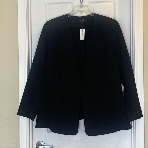 Lane Bryant Black Blazer Size 28 - Picture 11 of 12